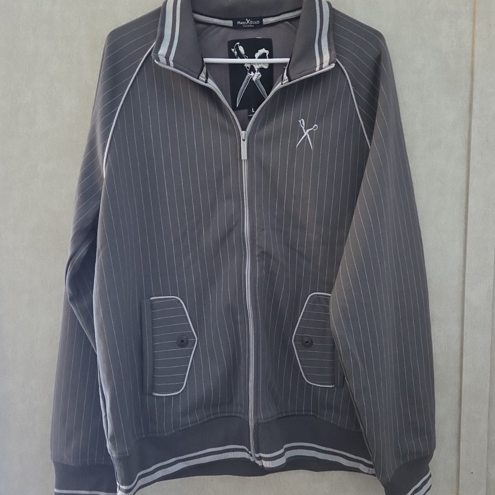 Marc Ecko Gray and Black Graphic Hoodie